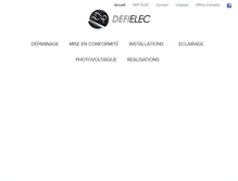 Tablet Screenshot of defielec.be